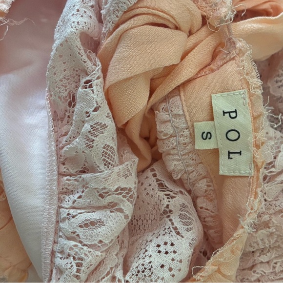 POL Lace Apron Halter Top NWOT - Picture 5 of 5